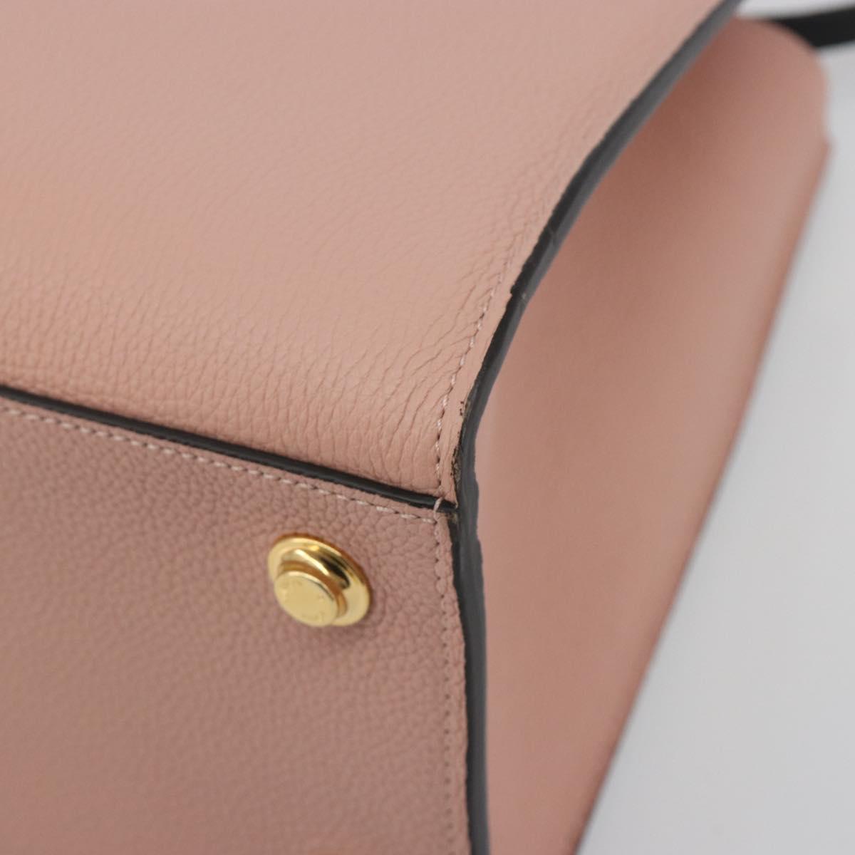 LOUIS VUITTON City Steamer MM Hand Bag Leather 2way Pink M53019 LV Auth am479b