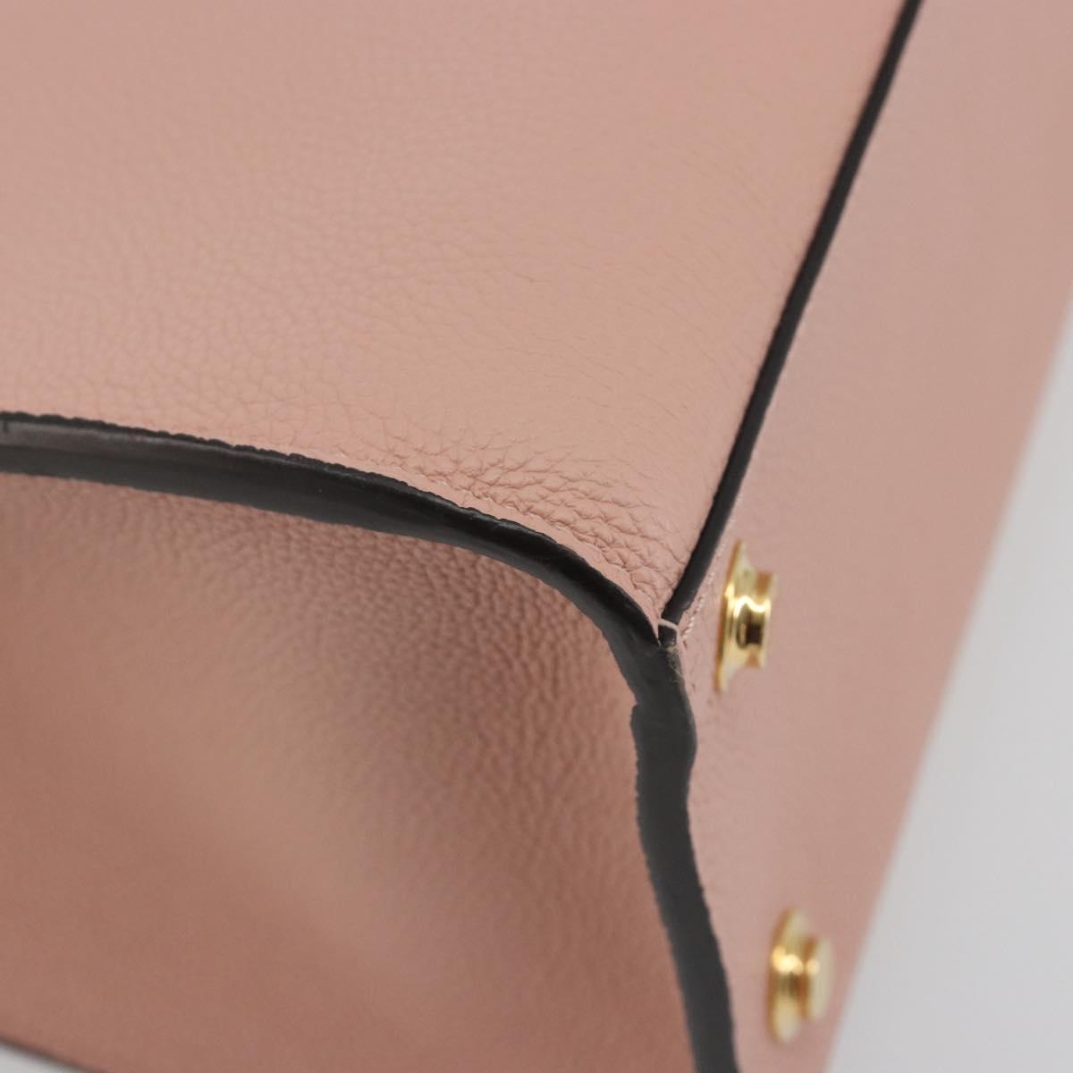 LOUIS VUITTON City Steamer MM Hand Bag Leather 2way Pink M53019 LV Auth am479b