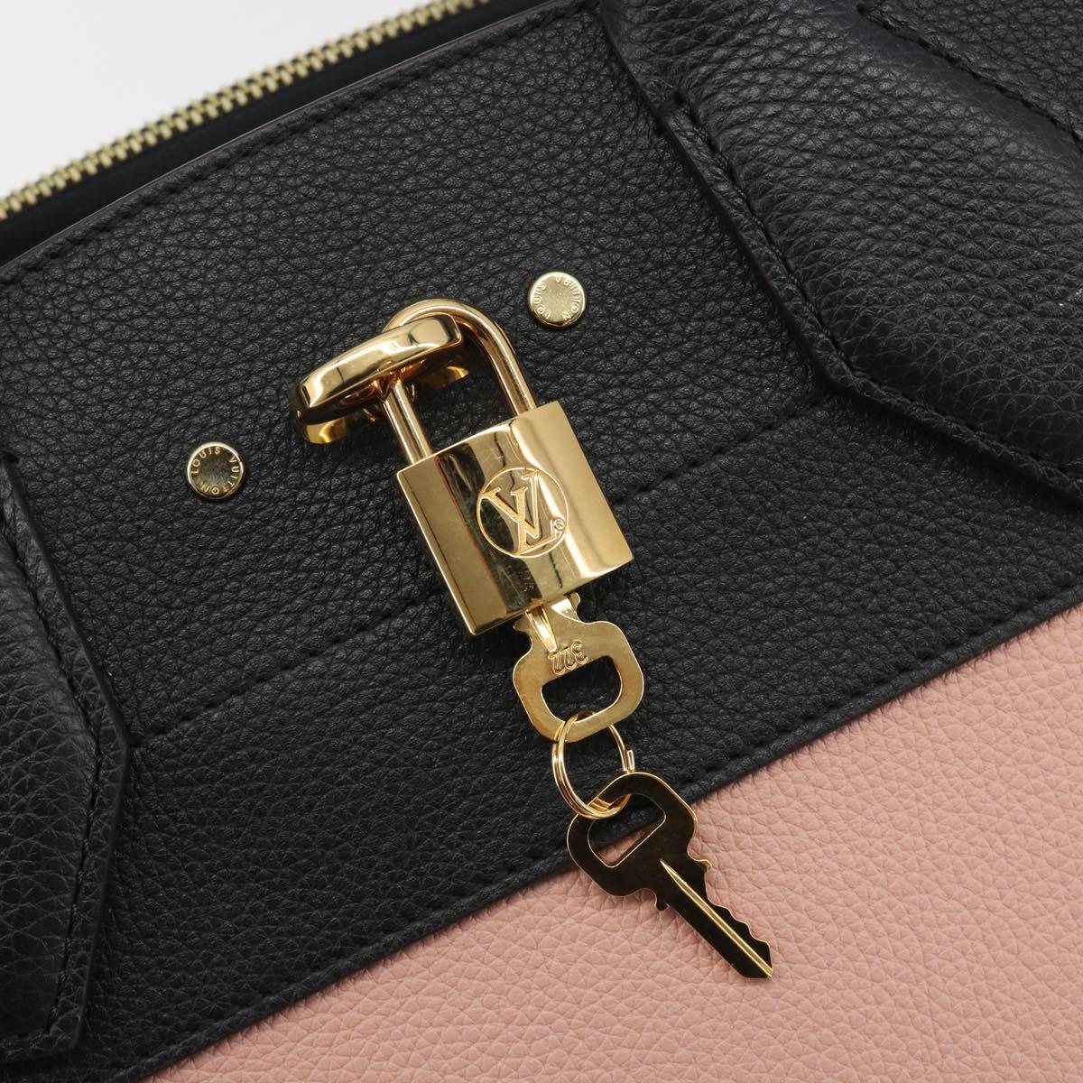 LOUIS VUITTON City Steamer MM Hand Bag Leather 2way Pink M53019 LV Auth am479b