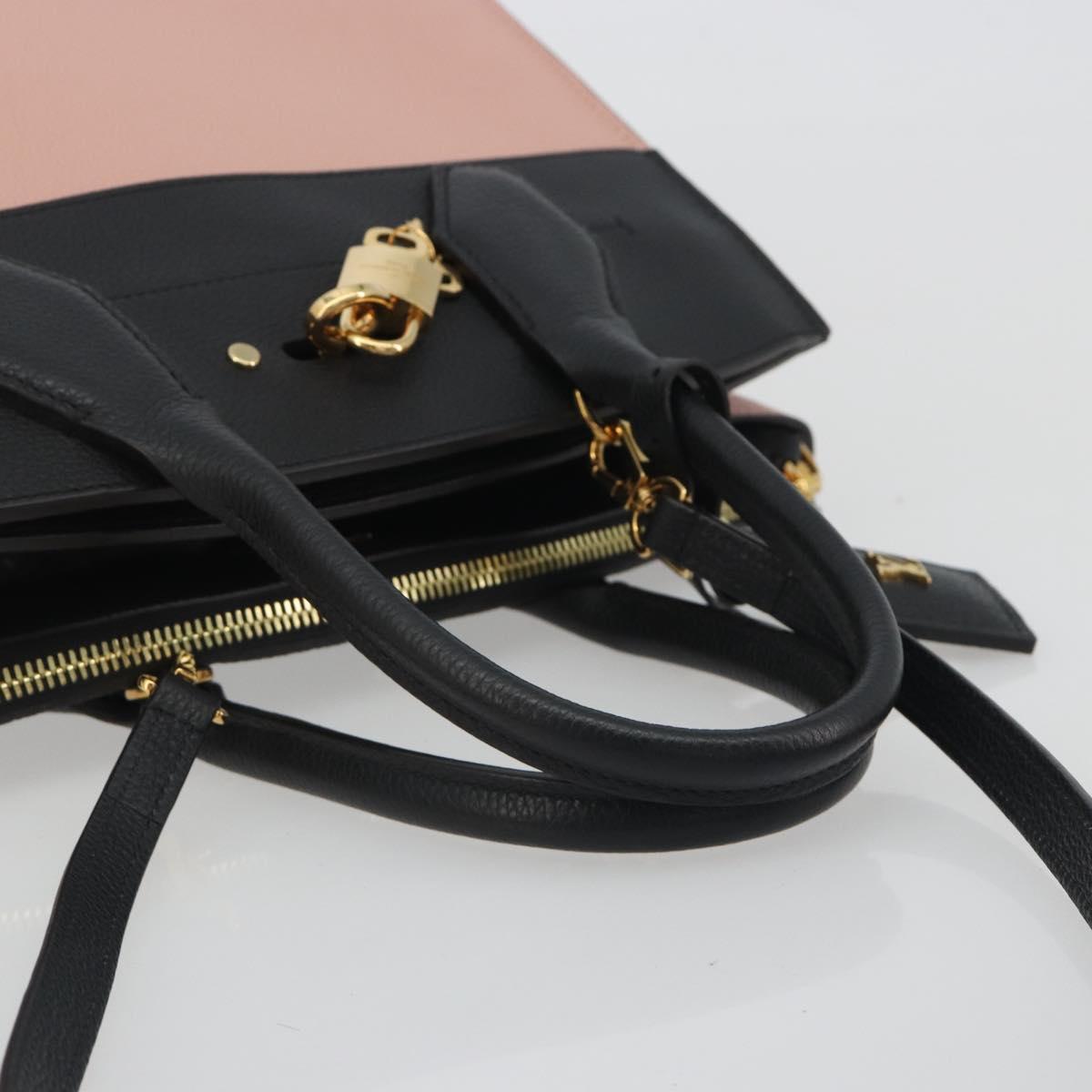 LOUIS VUITTON City Steamer MM Hand Bag Leather 2way Pink M53019 LV Auth am479b