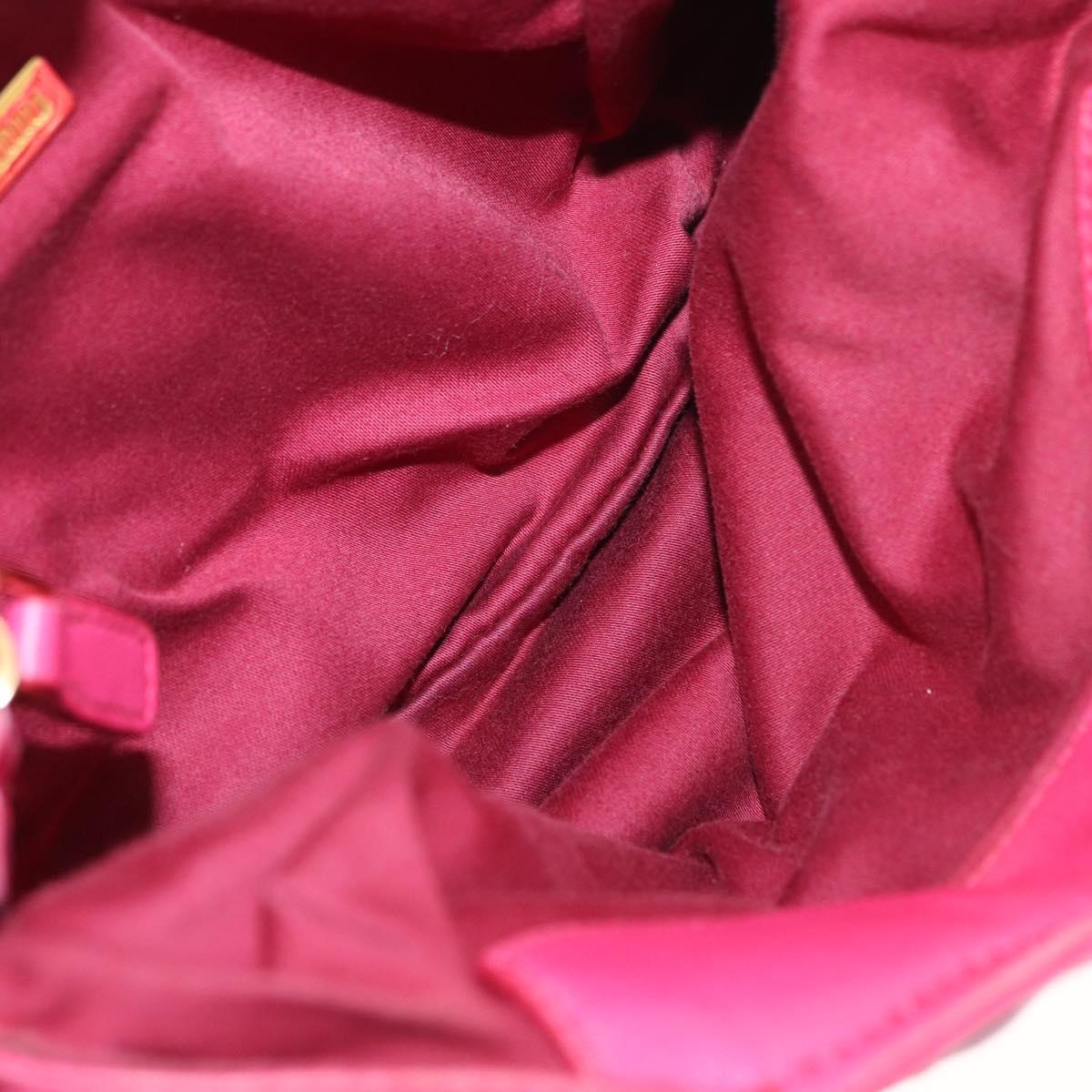 Miu Miu Hand Bag Leather Pink Gold Auth am4820