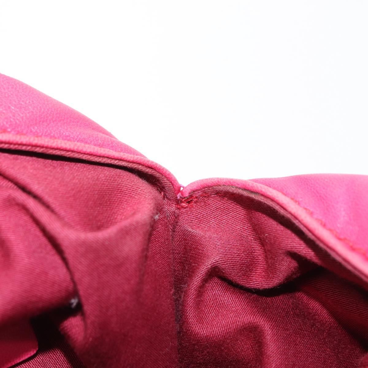 Miu Miu Hand Bag Leather Pink Gold Auth am4820