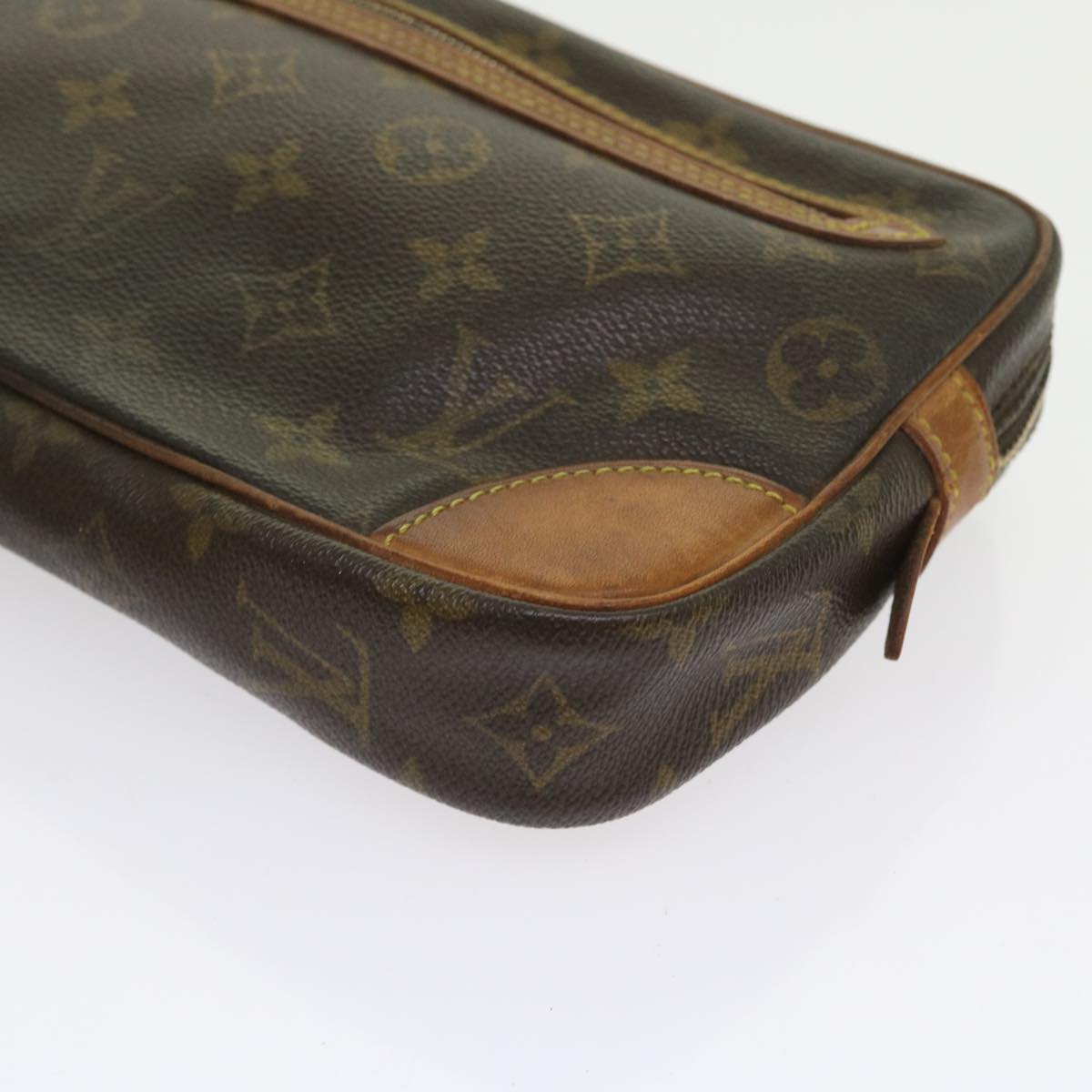 LOUIS VUITTON Monogram Clutch Bag 2 Set LV Auth am5127
