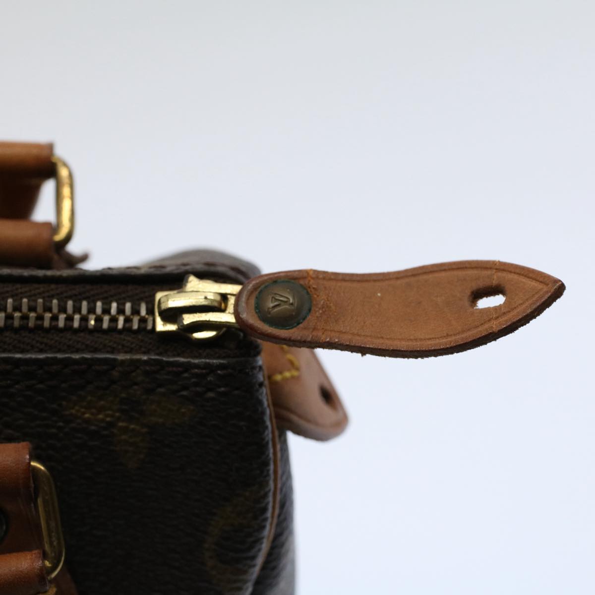 LOUIS VUITTON Monogram Mini Speedy Hand Bag M41534 LV Auth am5174