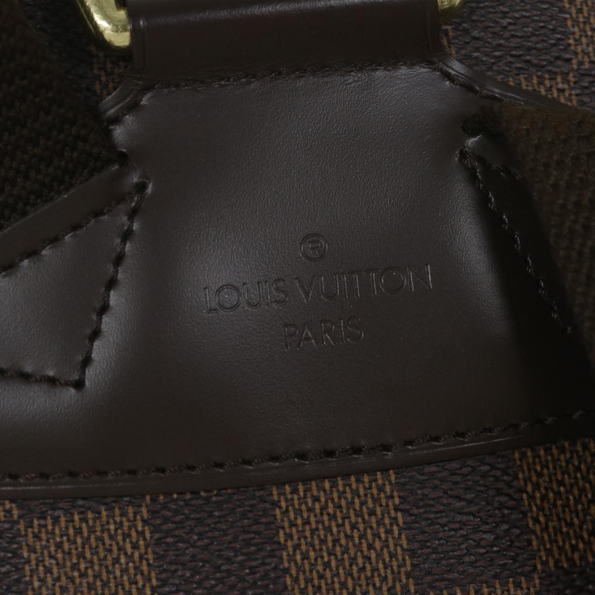 LOUIS VUITTON Damier Ebene Montsouris GM Backpack N51139 LV Auth am5291SAV