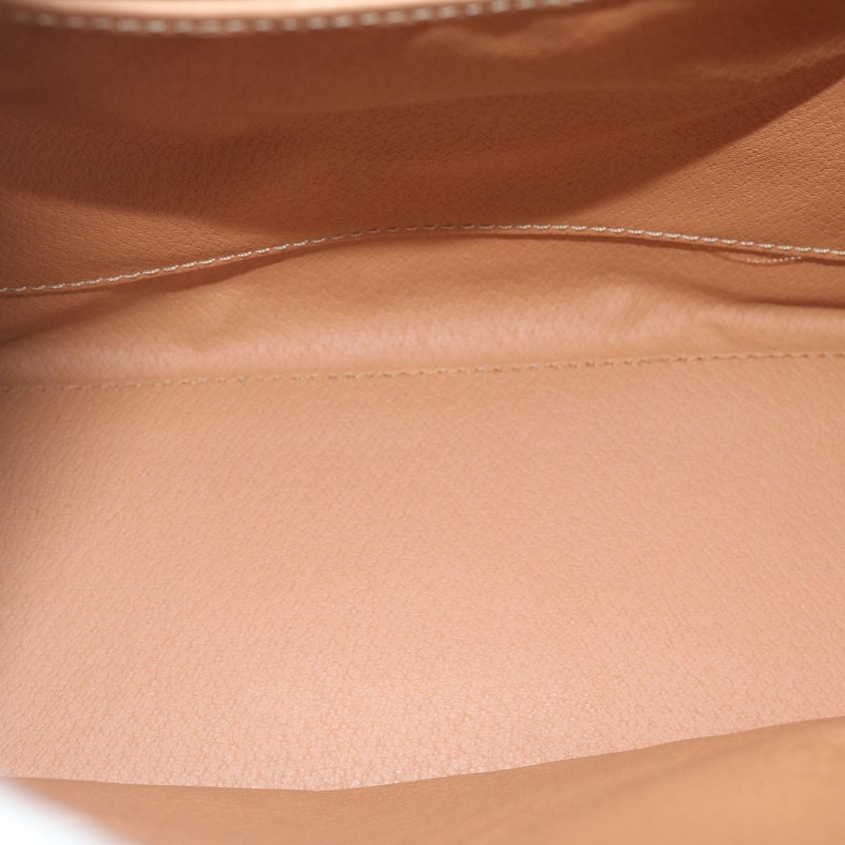 CELINE Macadam Canvas Hand Bag PVC Leather Brown Auth am5411V