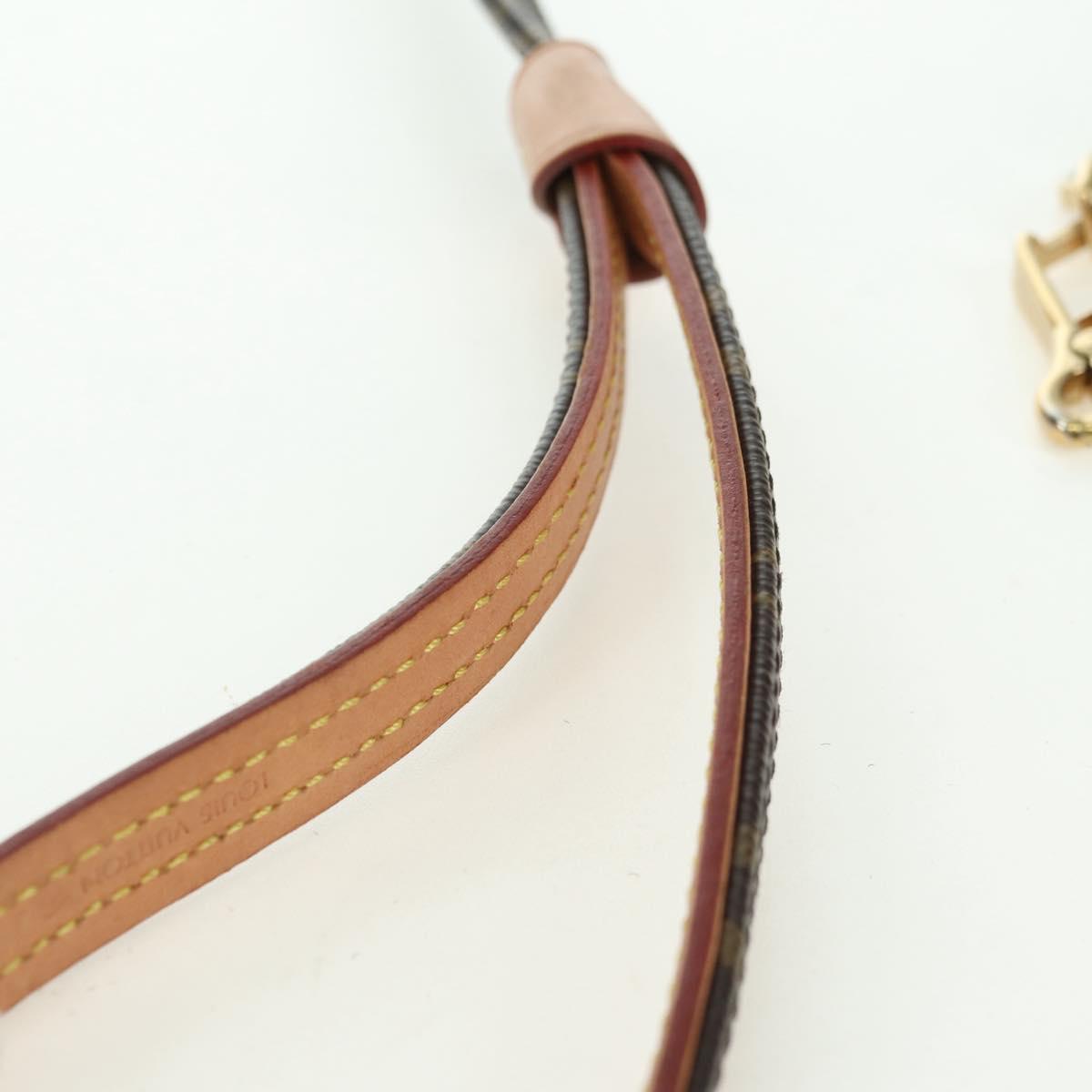 LOUIS VUITTON Monogram Less Baxter MM Dog Leash M58056 LV Auth am5613