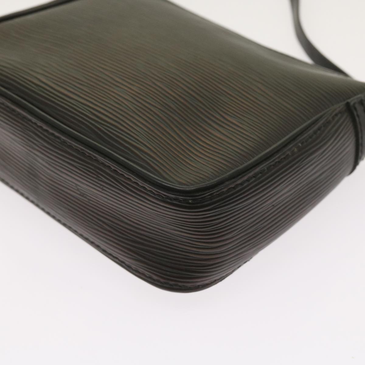 LOUIS VUITTON Epi Trousse Makeup Pouch SPO Black LV Auth am5671SAV