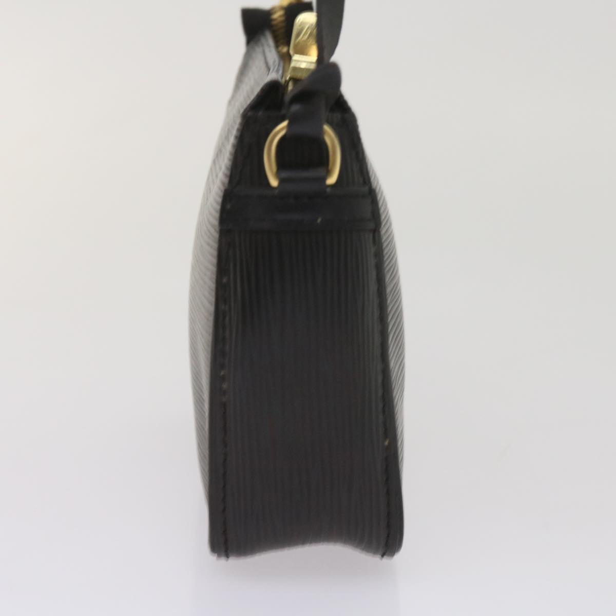 LOUIS VUITTON Epi Trousse Makeup Pouch SPO Black LV Auth am5671SAV