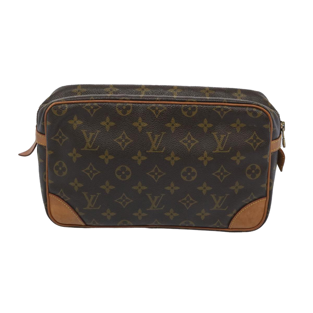 LOUIS VUITTON Monogram Compiegne 28 Clutch Bag M51845 LV Auth am5681