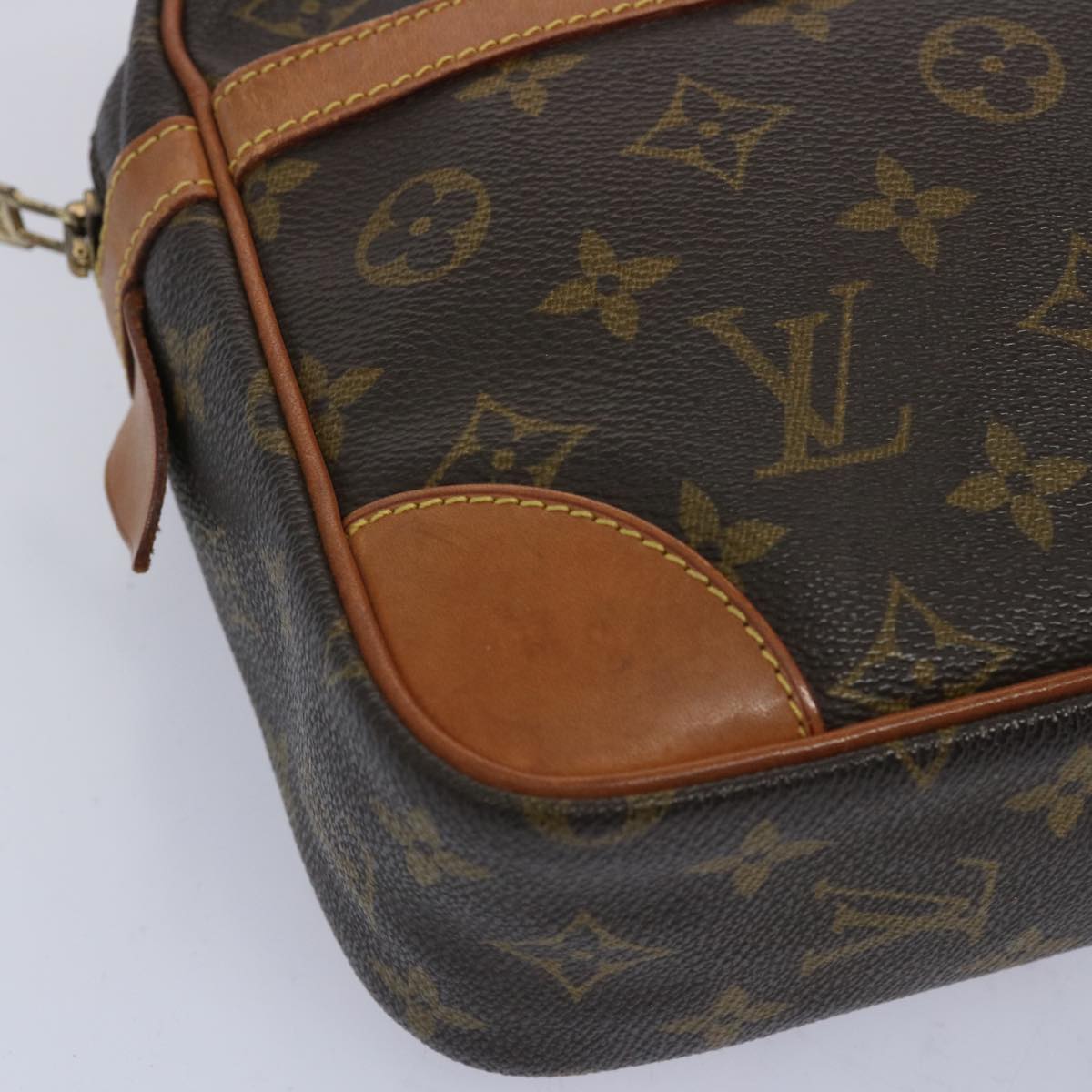 LOUIS VUITTON Monogram Compiegne 28 Clutch Bag M51845 LV Auth am5681
