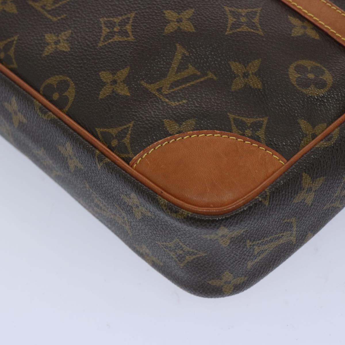LOUIS VUITTON Monogram Compiegne 28 Clutch Bag M51845 LV Auth am5681
