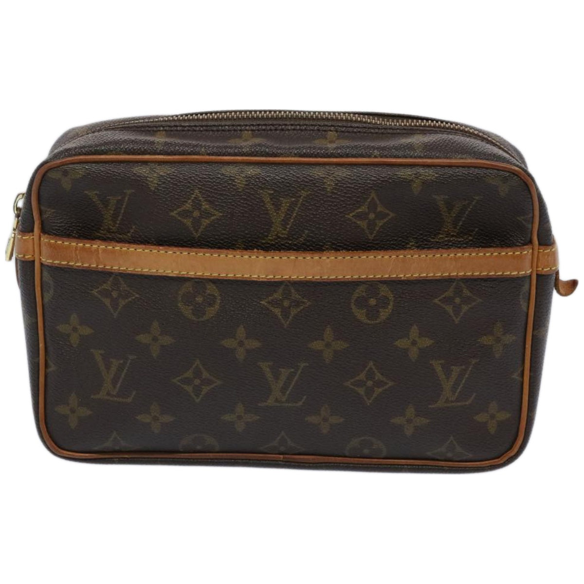 LOUIS VUITTON Monogram Compiegne 23 Clutch Bag M51847 LV Auth am5683
