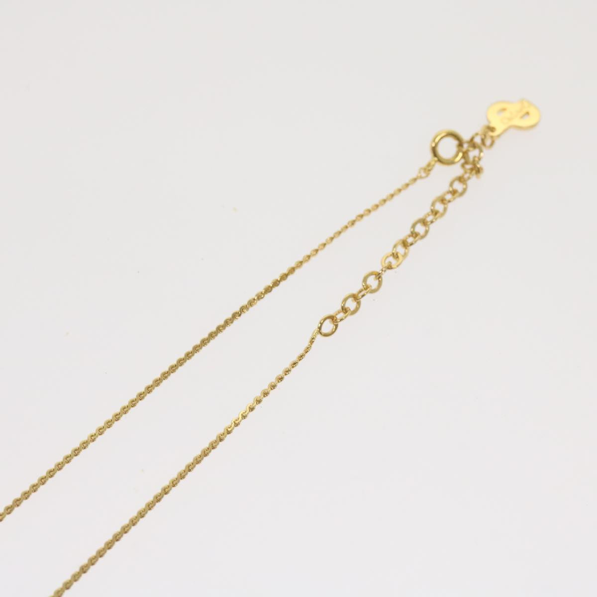 Christian Dior Bracelet Necklace 2 Set Gold Auth am5729