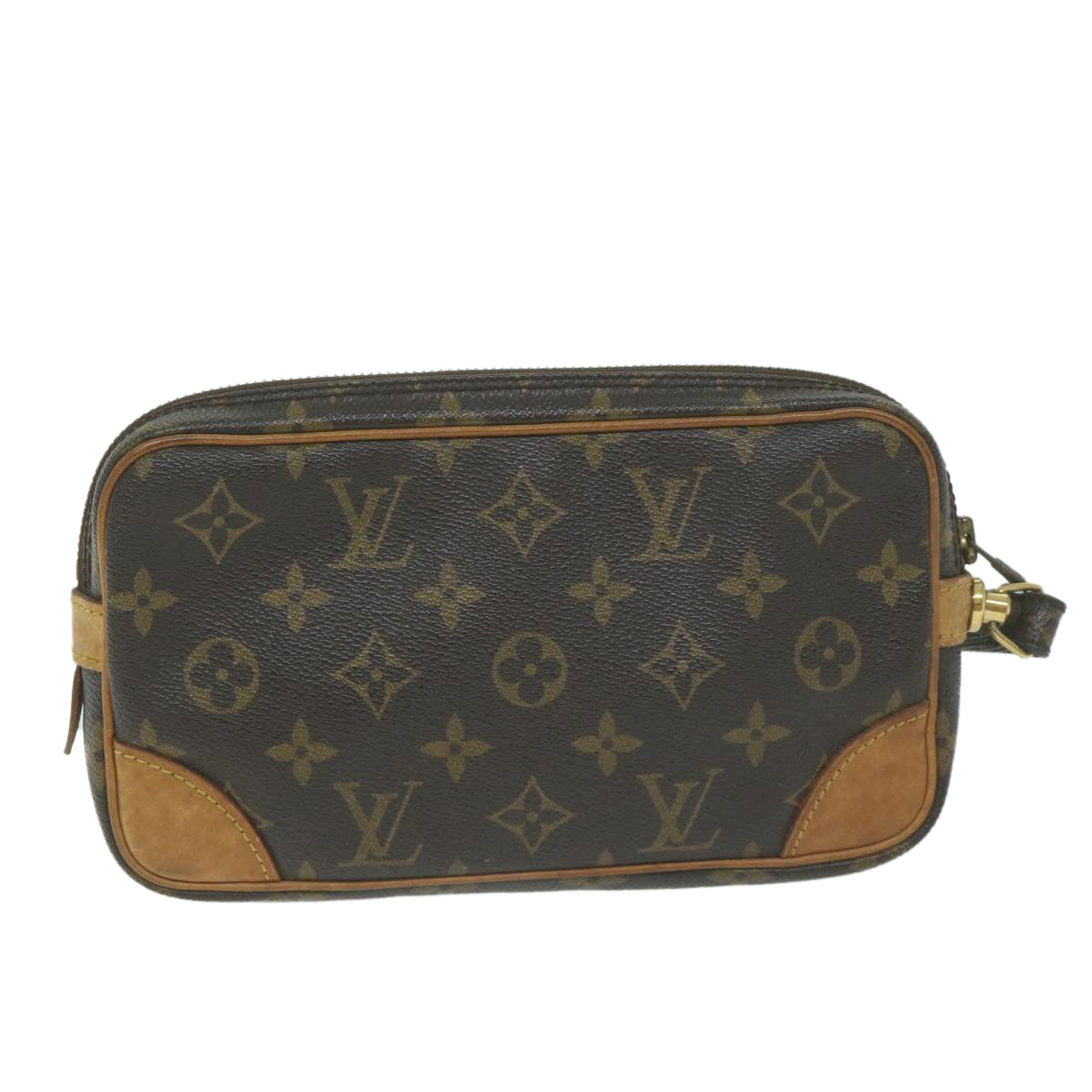 LOUIS VUITTON Monogram Marly Dragonne PM Clutch Bag M51827 LV Auth am5759