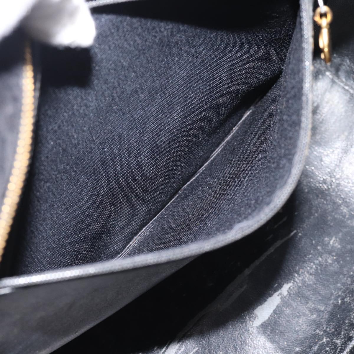 CHANEL Materasse Tote Bag Velor Standard Black CC Auth am5812