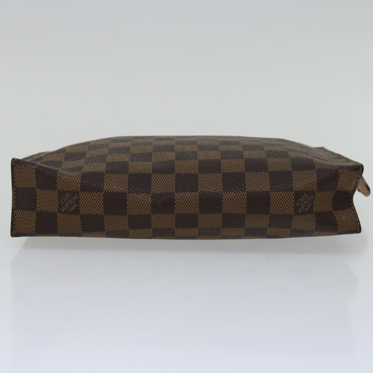 LOUIS VUITTON Damier Ebene Poche Toilette 26 Pouch N47543 LV Auth am5837