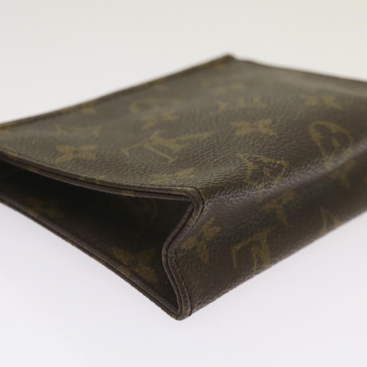 LOUIS VUITTON Monogram Poche Toilette 15 Pouch M47546 LV Auth am5877