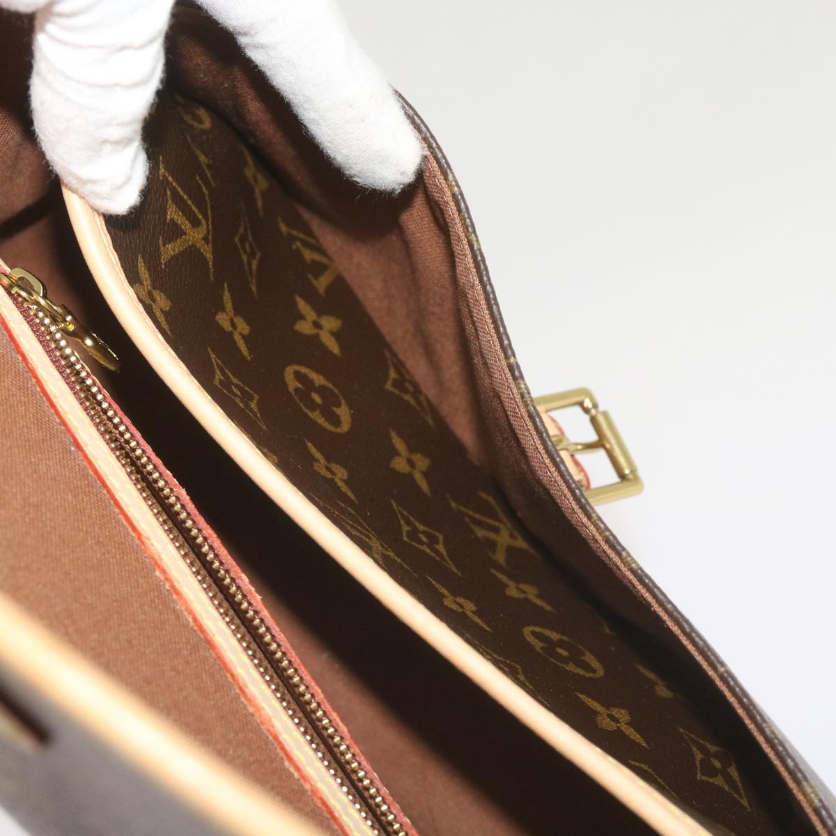 LOUIS VUITTON Monogram Sologne Shoulder Bag M42250 LV Auth am5899SAM