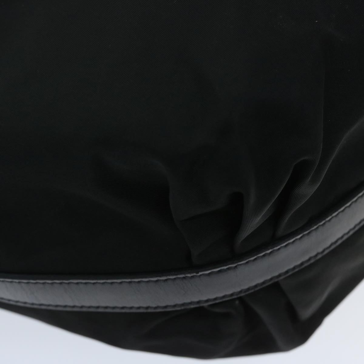PRADA Shoulder Bag Nylon Black Auth am5930