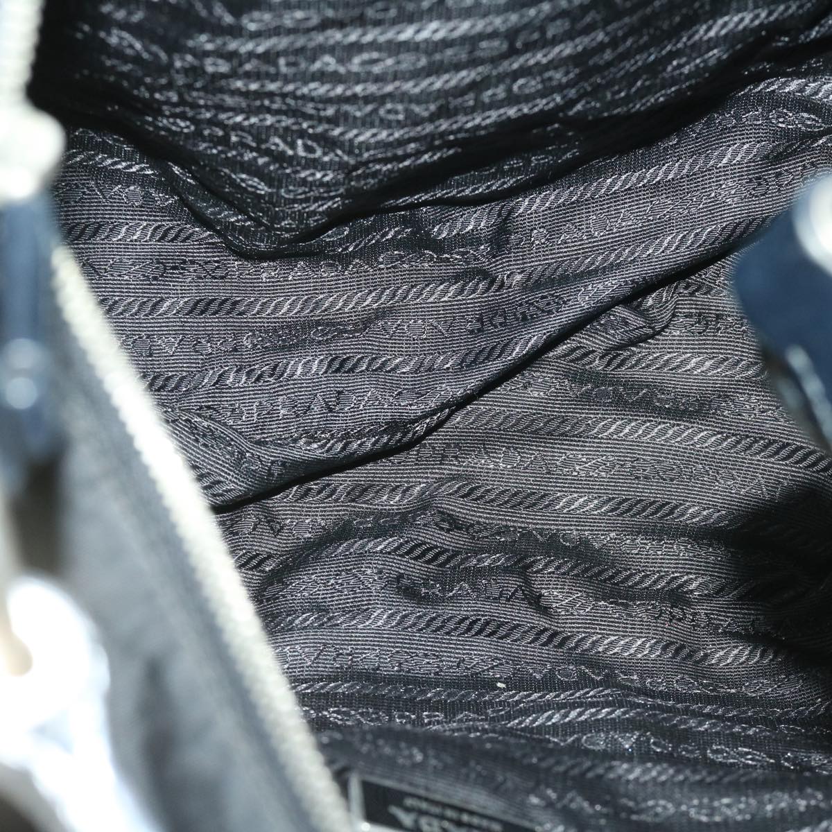 PRADA Shoulder Bag Nylon Black Auth am5930