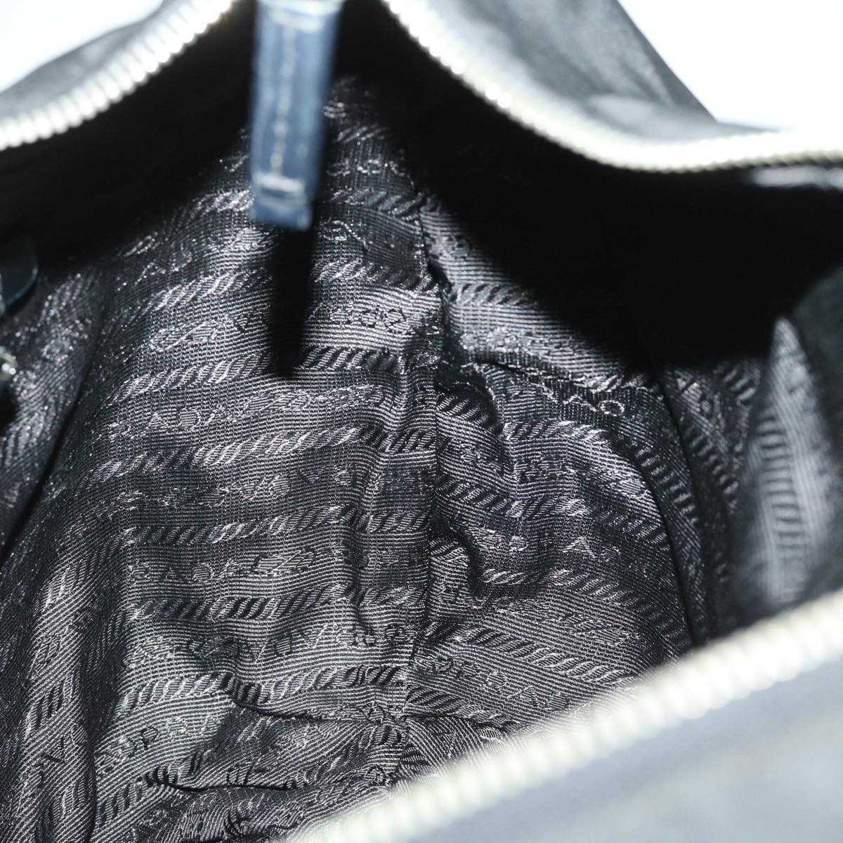 PRADA Shoulder Bag Nylon Black Auth am5930