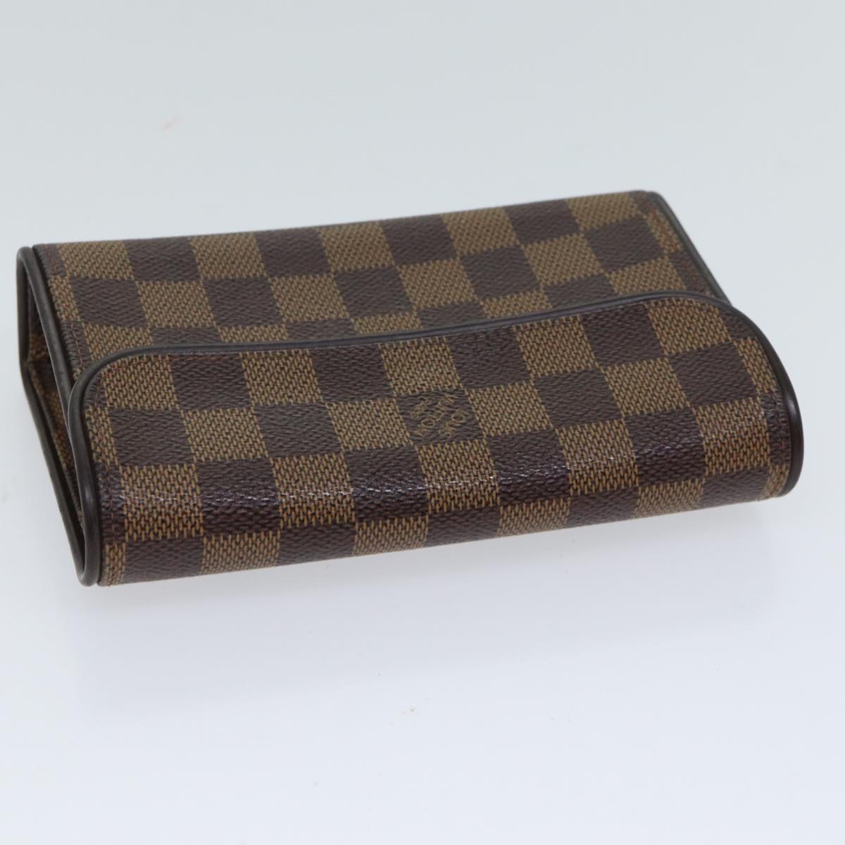 LOUIS VUITTON Damier Ebene Pochette Florentine Waist Bag N51856 LV Auth am6004