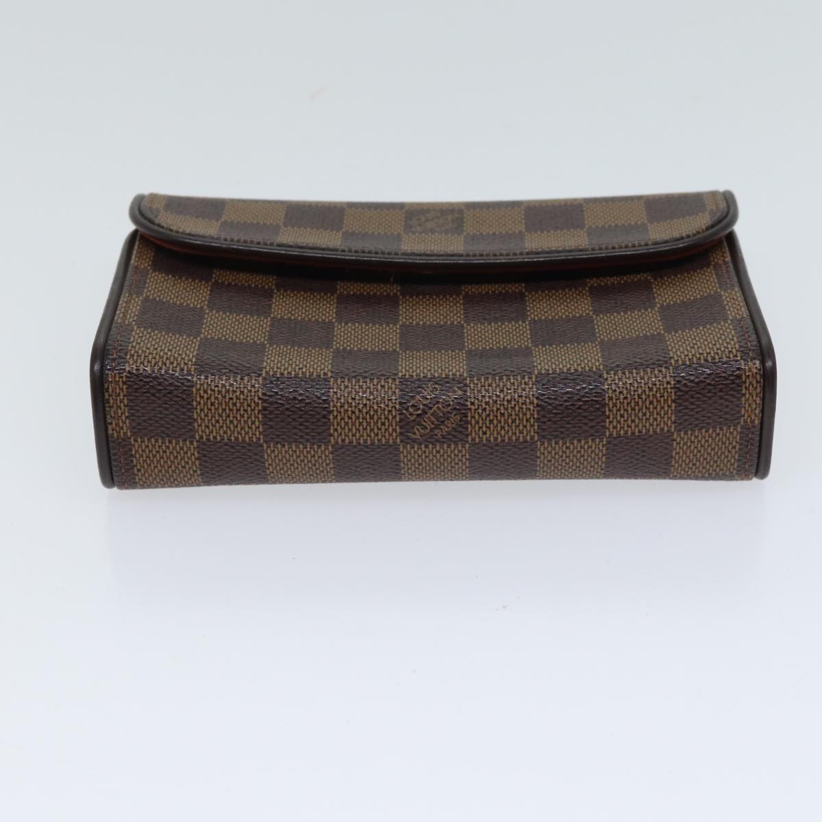 LOUIS VUITTON Damier Ebene Pochette Florentine Waist Bag N51856 LV Auth am6004