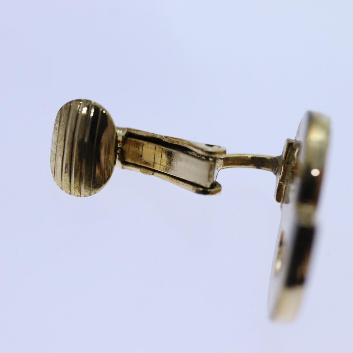 Christian Dior Earring Gold Auth am6078