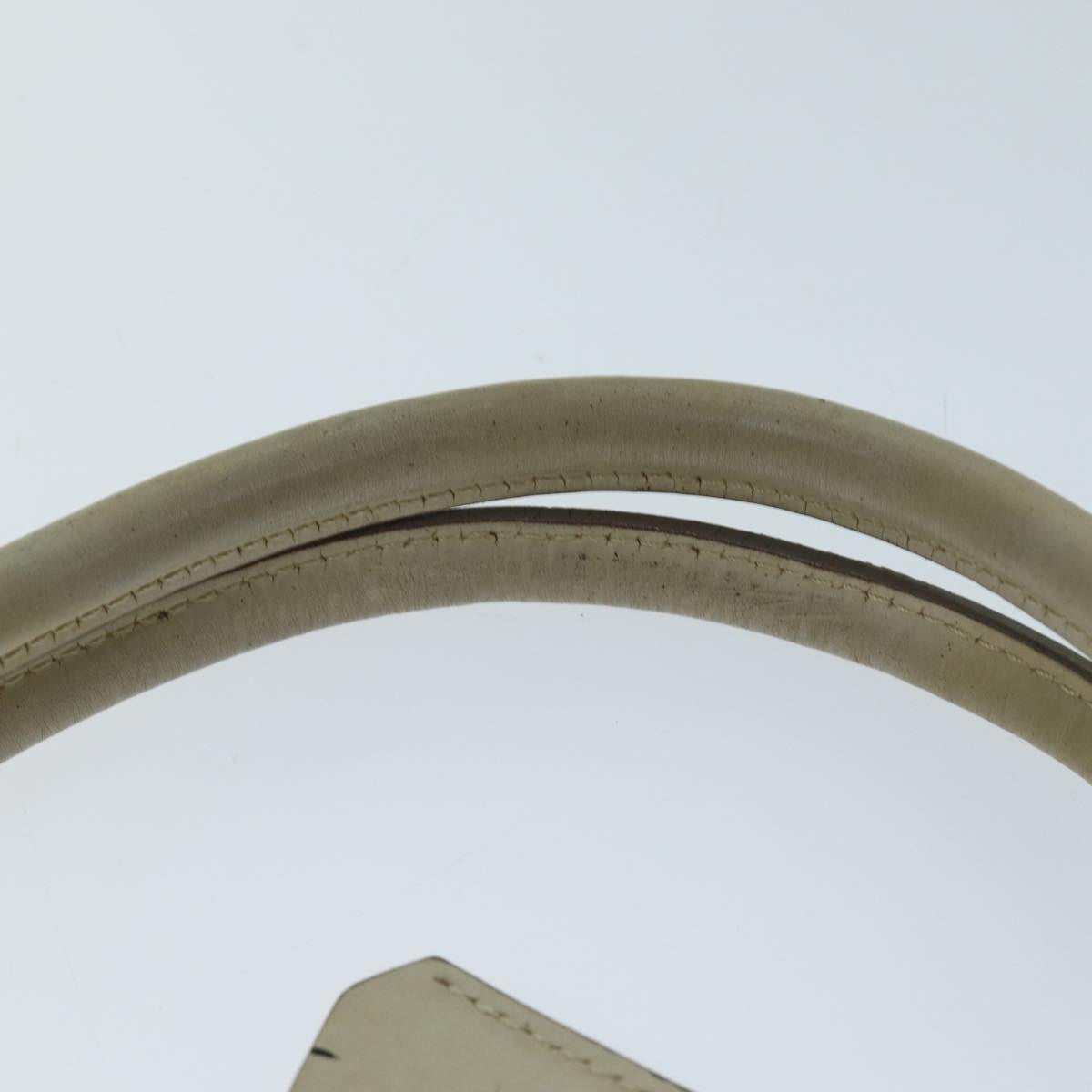 PRADA Shoulder Bag Nylon Beige Auth am6097