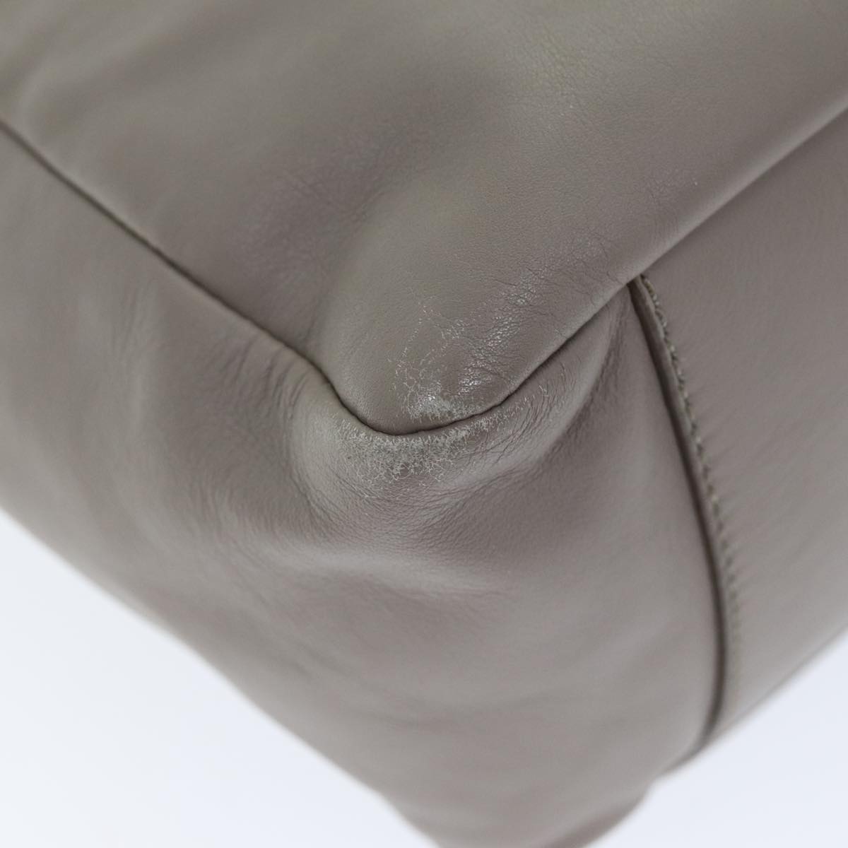 Salvatore Ferragamo Hand Bag Leather Pink Auth am6099