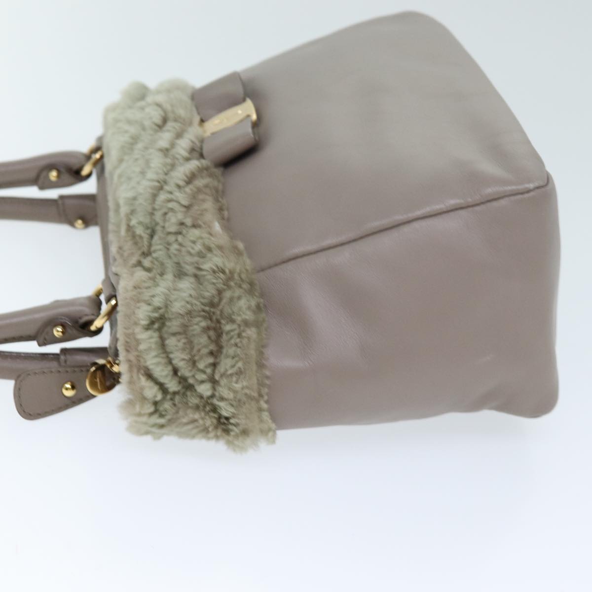 Salvatore Ferragamo Hand Bag Leather Pink Auth am6099