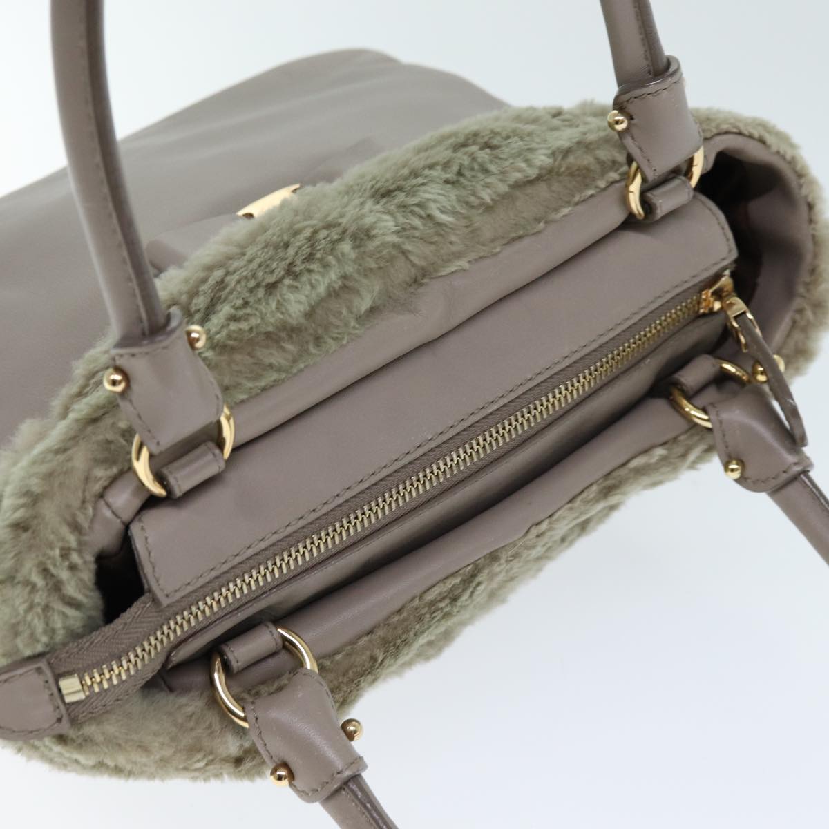 Salvatore Ferragamo Hand Bag Leather Pink Auth am6099