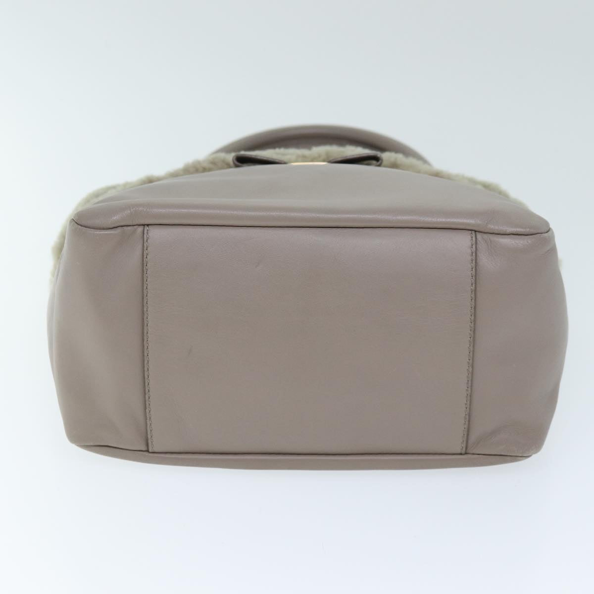 Salvatore Ferragamo Hand Bag Leather Pink Auth am6099