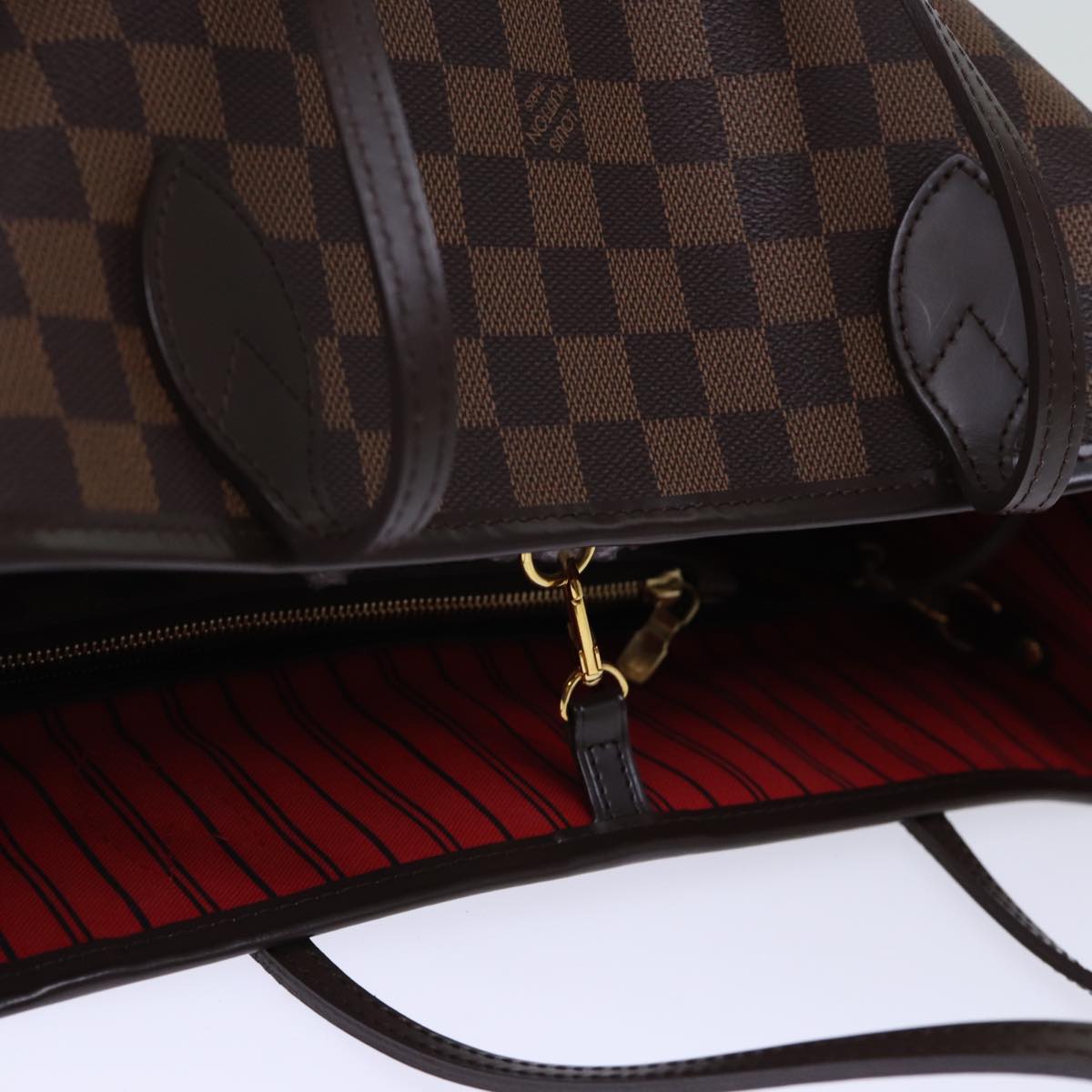 LOUIS VUITTON Damier Ebene Neverfull MM Tote Bag N51105 LV Auth am6117AV
