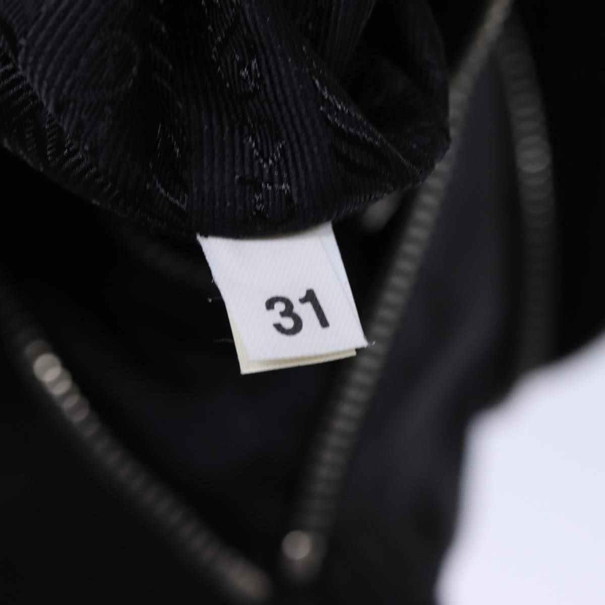 PRADA Shoulder Bag Nylon Leather Black Auth am6182V