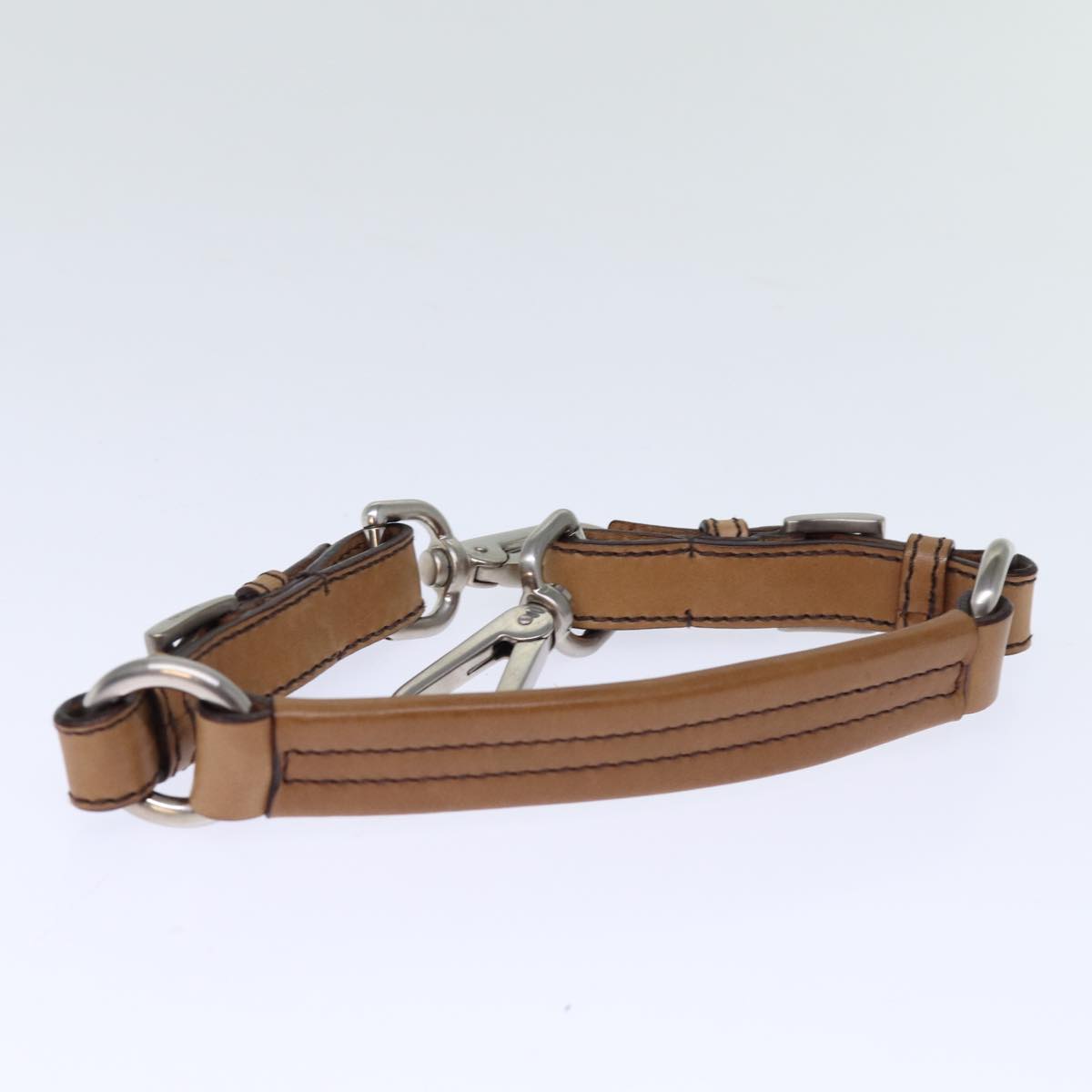 PRADA Shoulder Bag Nylon Leather Black Auth am6182V