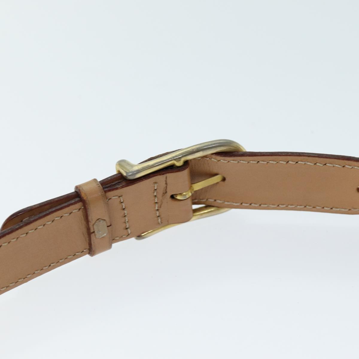 CELINE Macadam Canvas Shoulder Bag PVC Brown Auth am6264