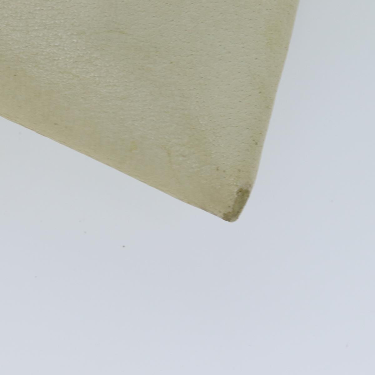 PRADA Tote Bag Canvas Beige Auth am6376