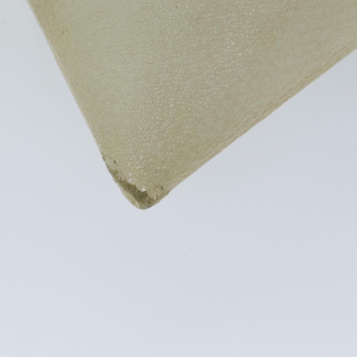 PRADA Tote Bag Canvas Beige Auth am6376