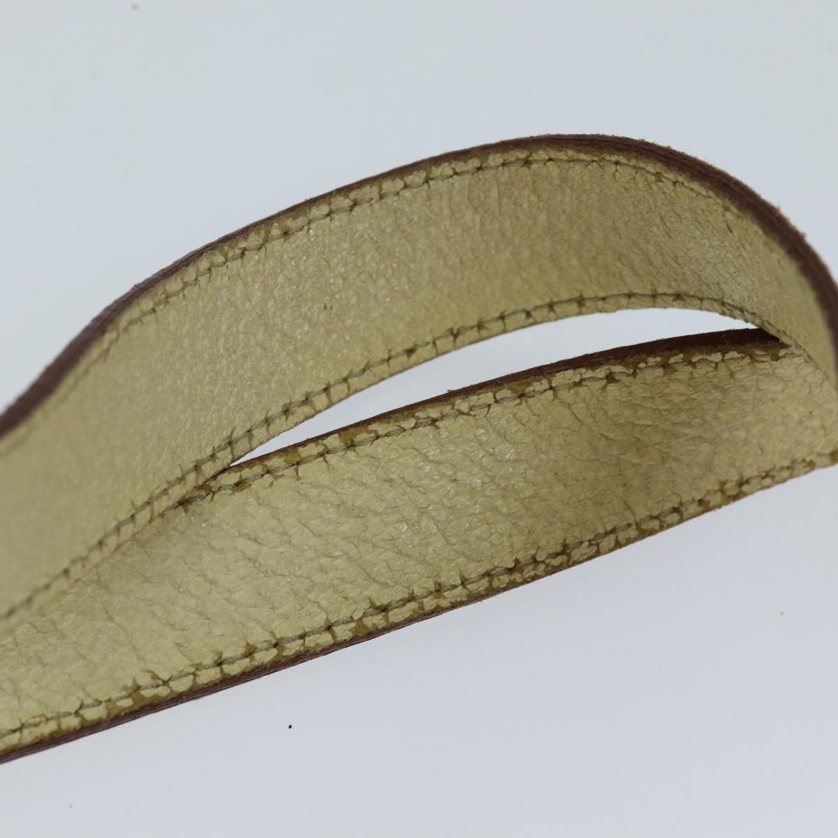 PRADA Tote Bag Canvas Beige Auth am6376