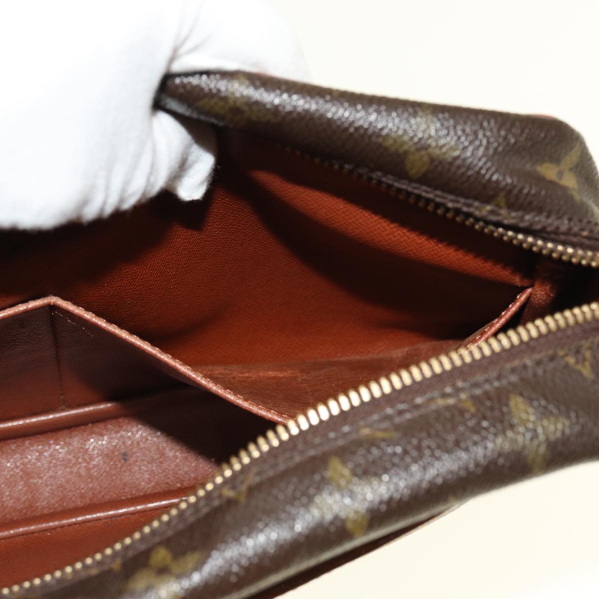 LOUIS VUITTON Monogram Compiegne 28 Clutch Bag M51845 LV Auth am6407