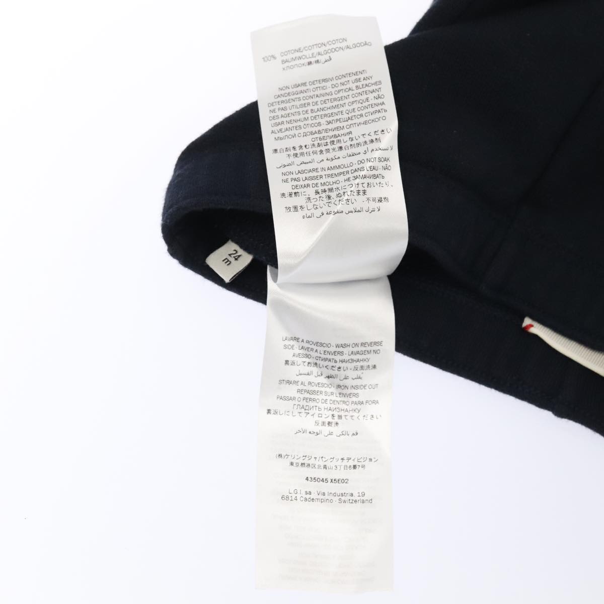 GUCCI Jacket Cotton Setup Navy Auth am6464