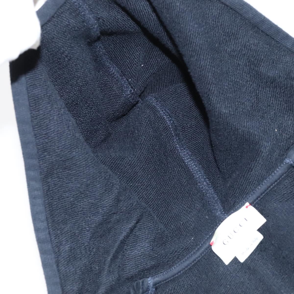 GUCCI Jacket Cotton Setup Navy Auth am6464