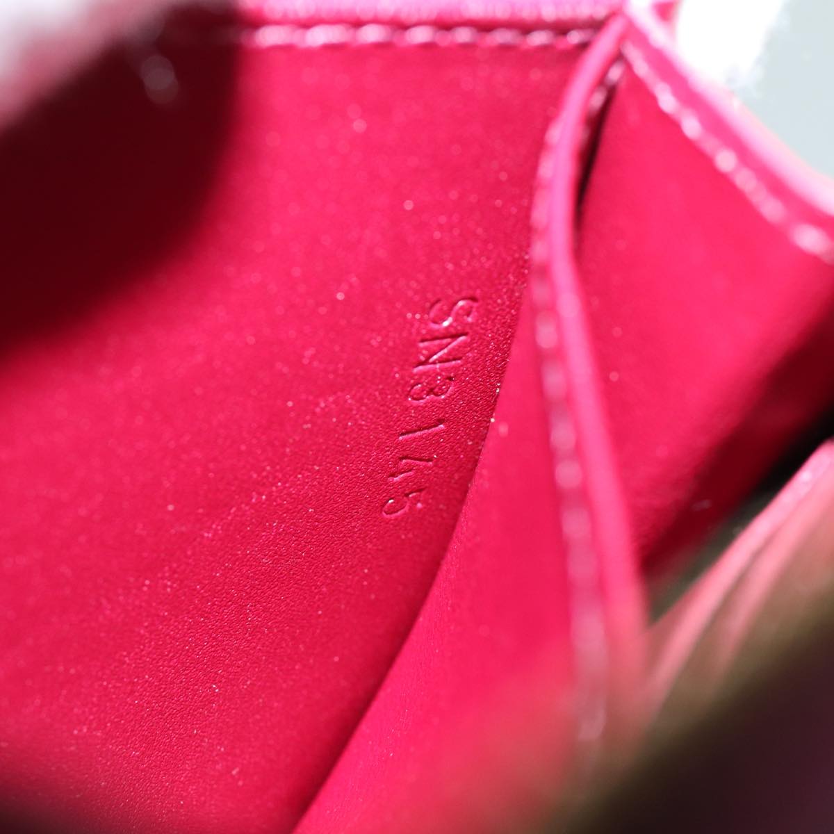 LOUIS VUITTON Monogram Vernis Zippy Coin Purse Wallet Purple M91534 Auth am6485V