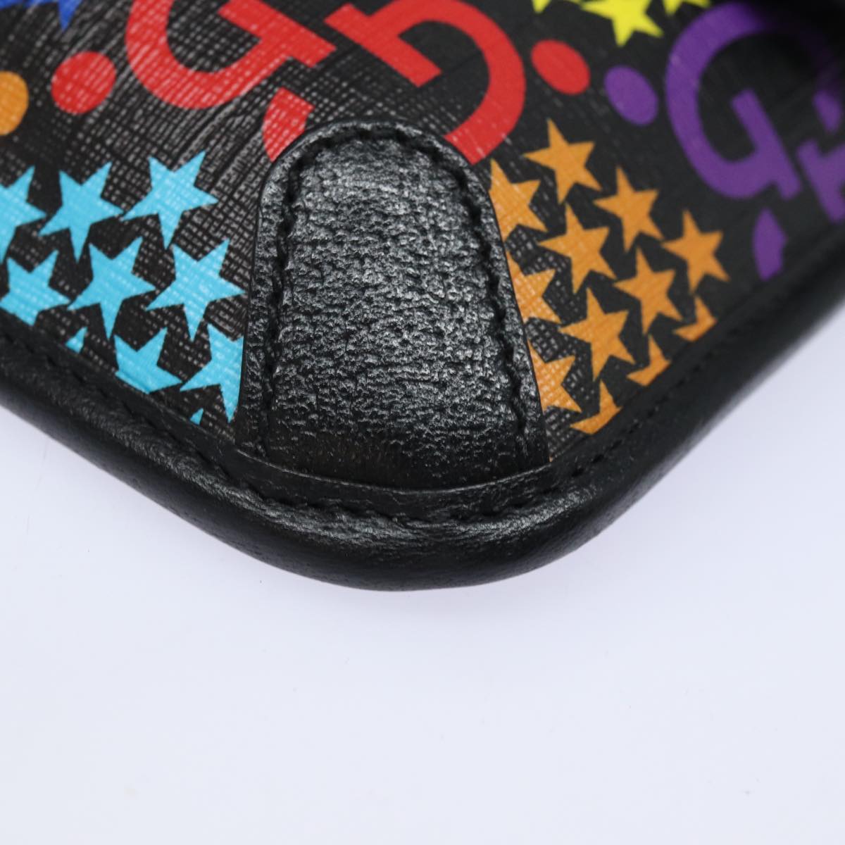 GUCCI GG Psychedelic Body Bag PVC Leather Multicolor 598113 Auth am6503V