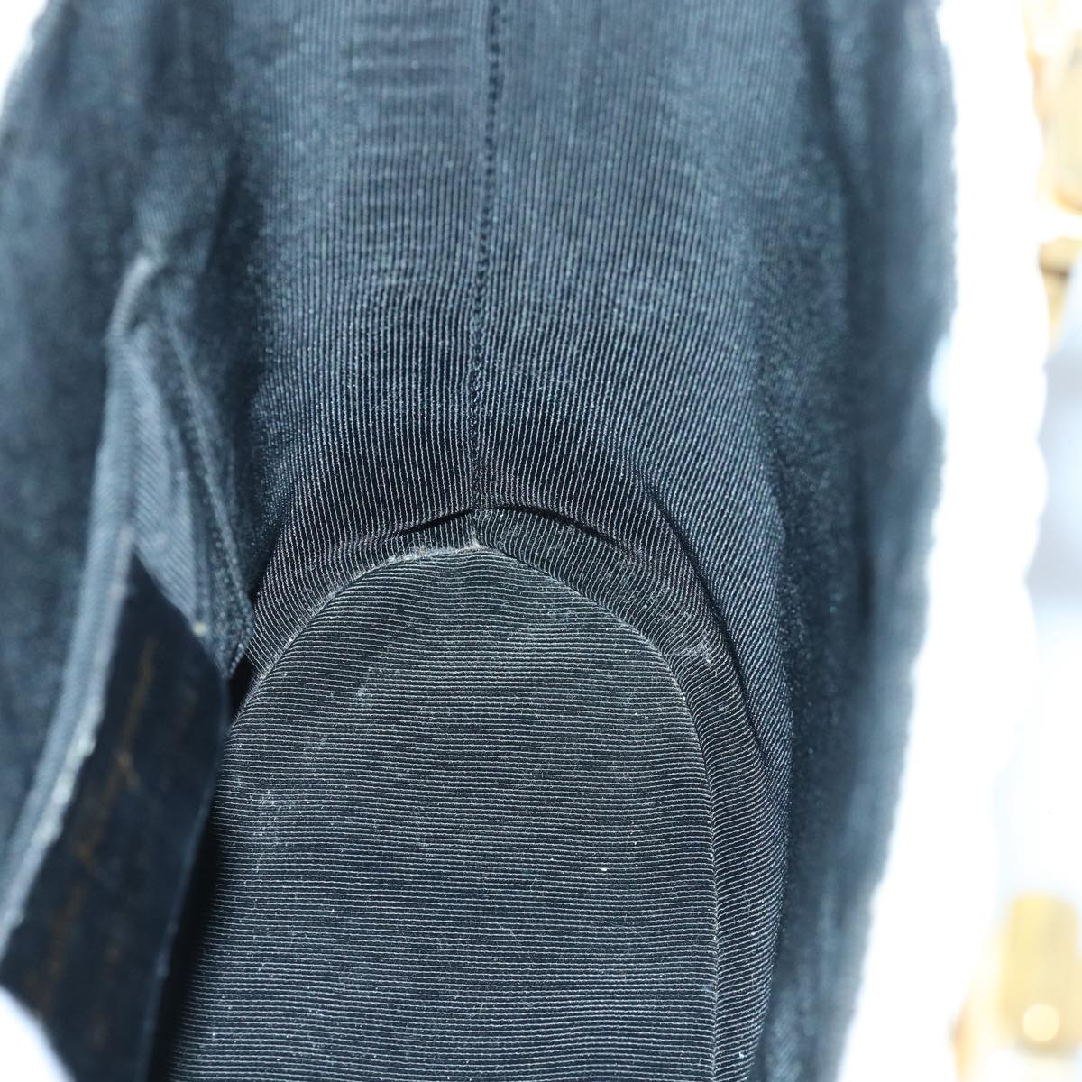 Salvatore Ferragamo Gancini Basket bag Hand Bag Straw White Auth am6527