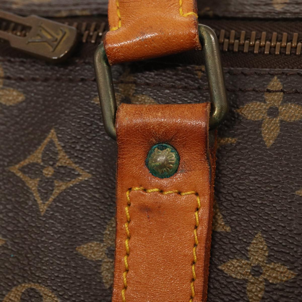 LOUIS VUITTON Monogram Keepall 60 Boston Bag M41422 LV Auth am6591