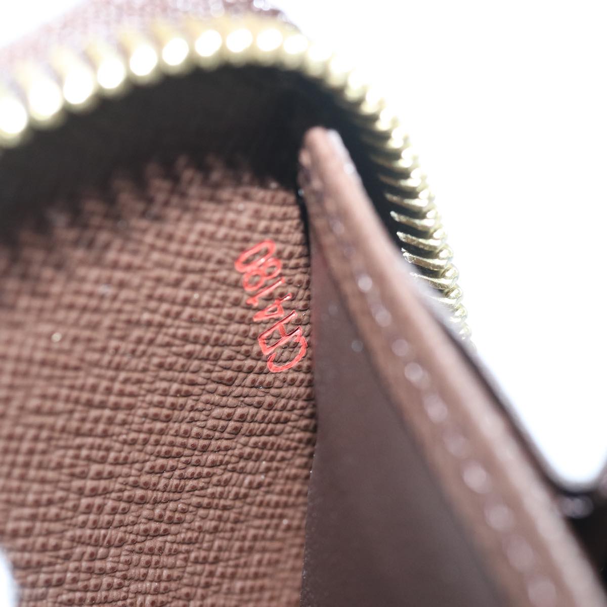 LOUIS VUITTON Damier Ebene Zippy Wallet Long Wallet N41661 LV Auth am6593SV