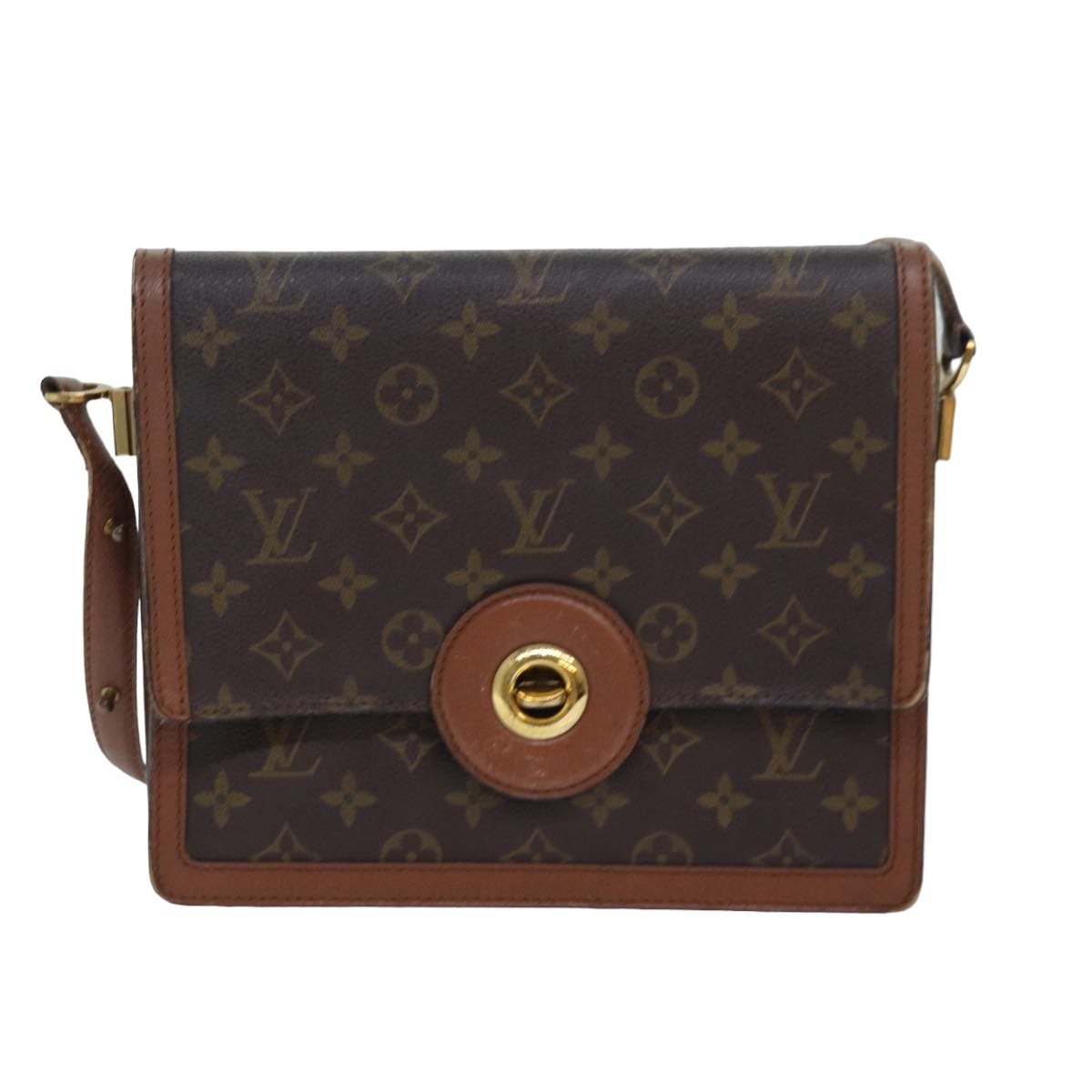 LOUIS VUITTON Monogram Raspail Shoulder Bag M51372 LV Auth am6639